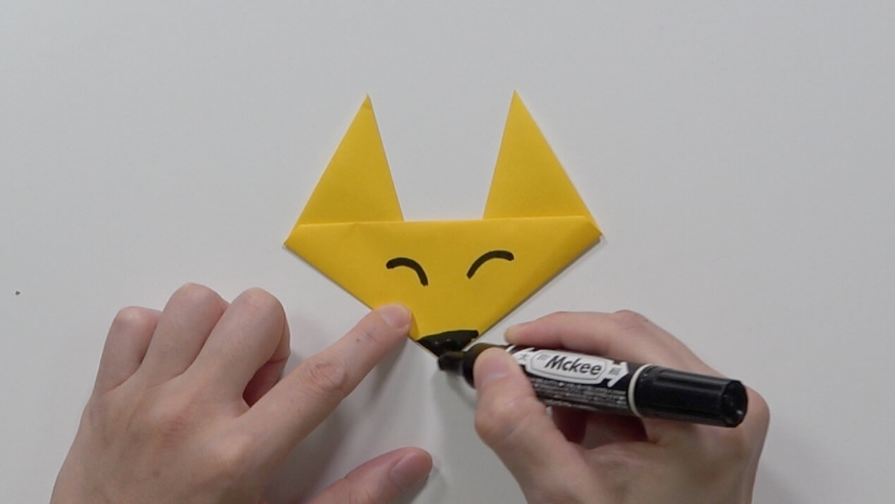 吉本芸人span マコトの子どもと折り紙 キツネ の折り方 動画 ほいくnote