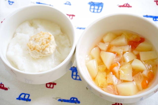 離乳食後のご飯